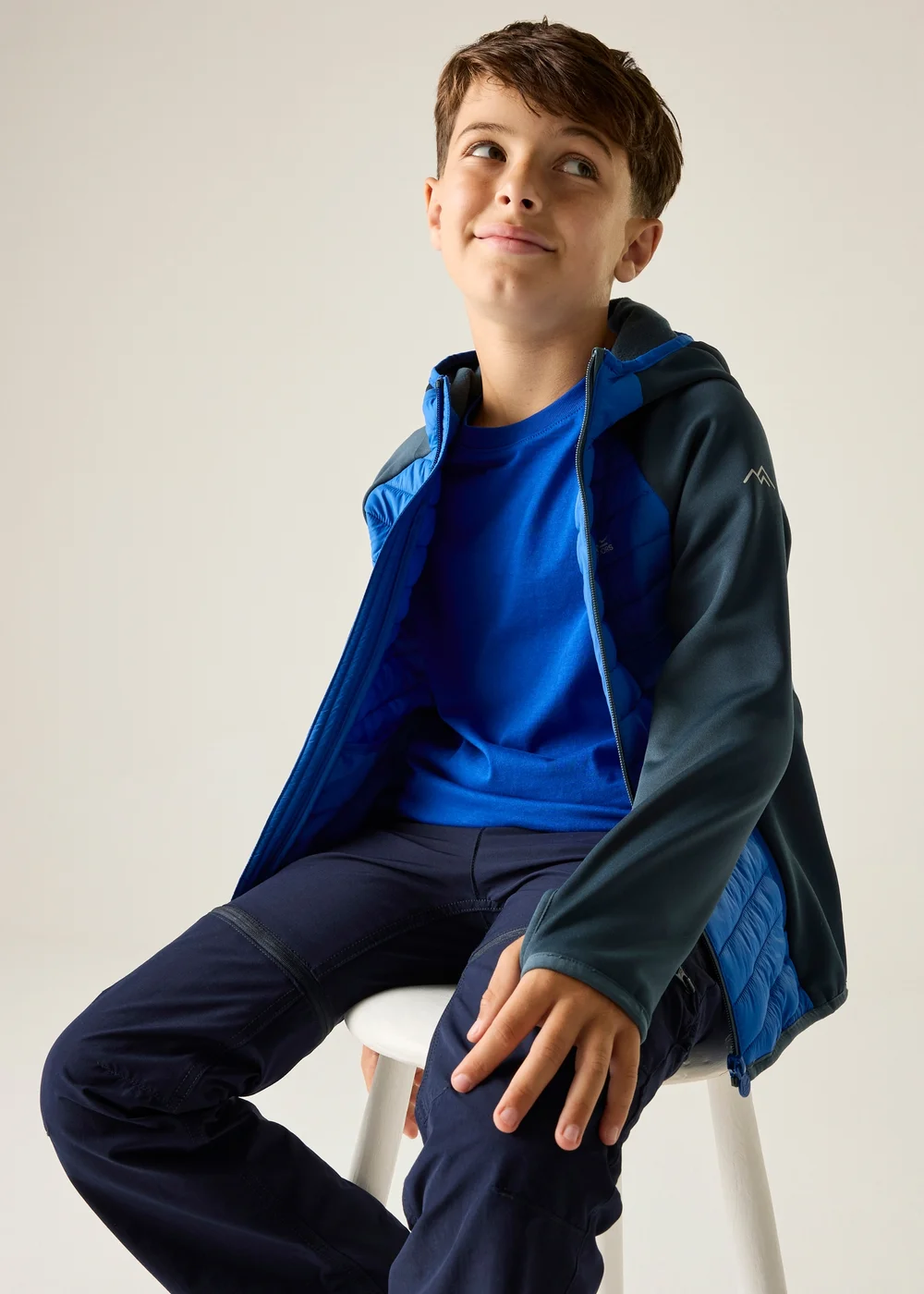 Regatta Night Sky Olympian Blue Andreson Hybrid Lightweight Jacket (3-13 Years) - 3-4 Yrs Image 3