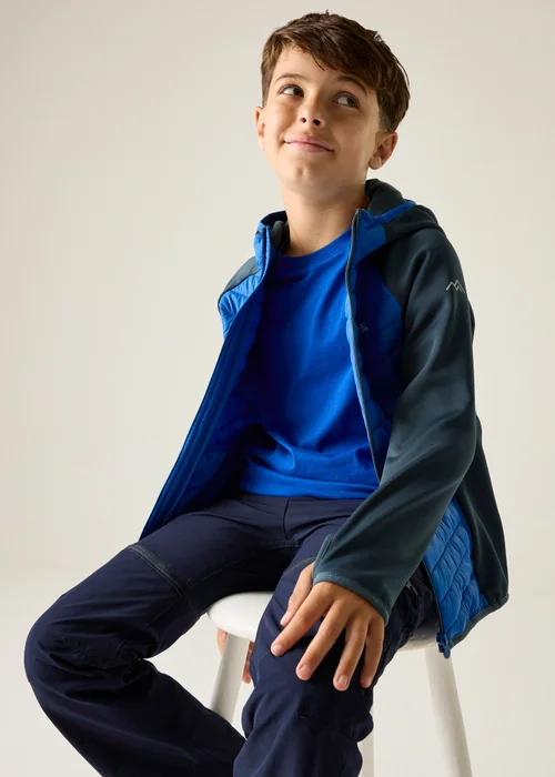 Regatta Night Sky Olympian Blue Andreson Hybrid Lightweight Jacket (3-13 Years) - 3-4 Yrs Image 3