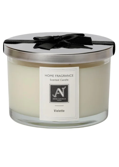 Aroma Naturals London Scented Candle White The Minimalist luxe Range 292G - M Image 3