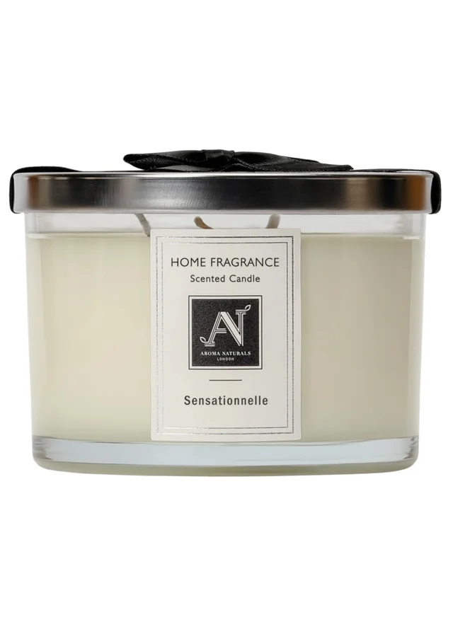 Aroma Naturals London Scented Candle White The Minimalist Luxe Range Candle 292G