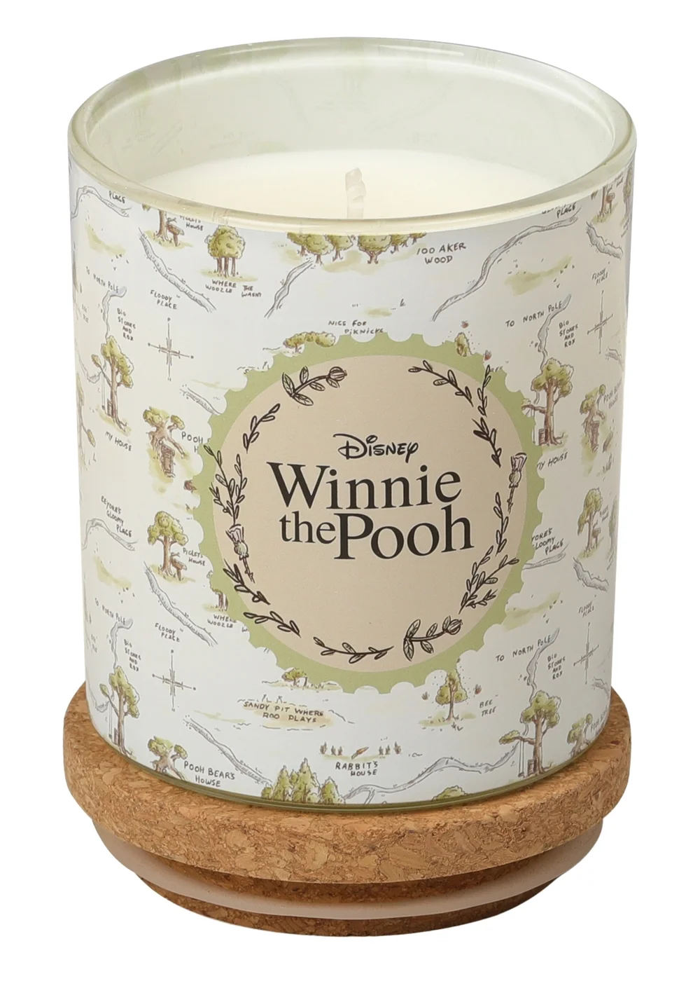 Disney Winnie the Pooh Scented Candle 100 Acre Wood White 213G 1 Wick - Small Image 3