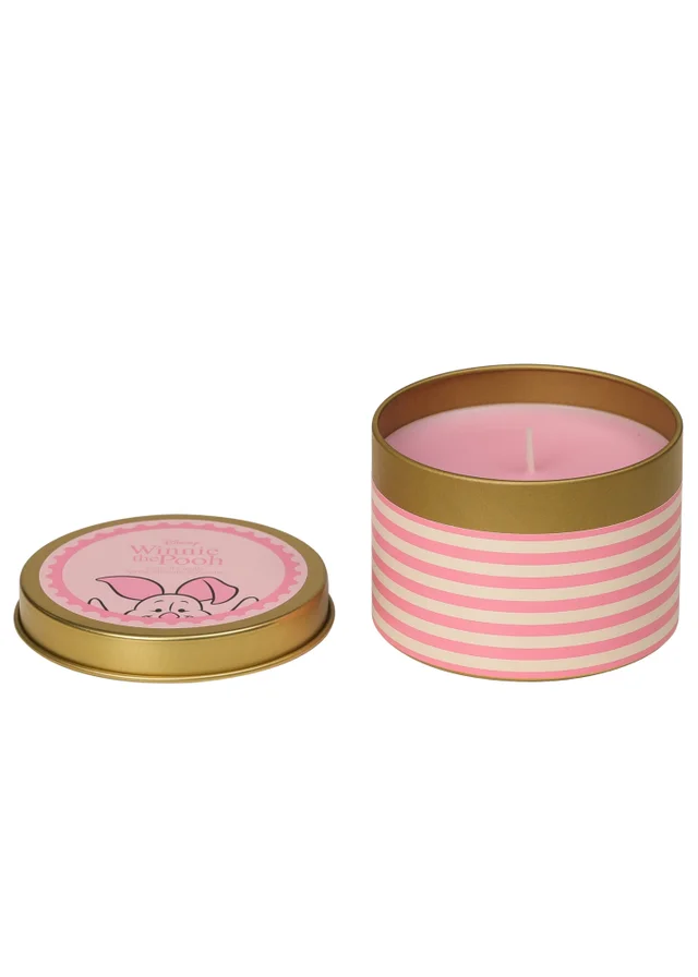 Disney Winnie the Pooh Scented Candle Piglet Pink Spring Blossom & Acorns Scent 175G 1 Wick