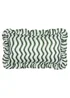 Furn Summer Solstice Wiggly Stripe Green Outdoor Cushion (30 x 50cm) - 30 x 50cm Image 2