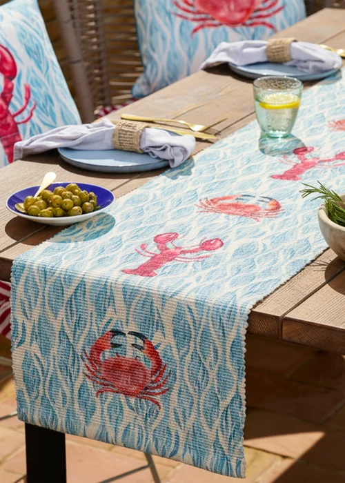 Wylder Abersoch Crab Marine Outdoor Cushion (45 x 45cm) - 45cm x 45cm Image 4