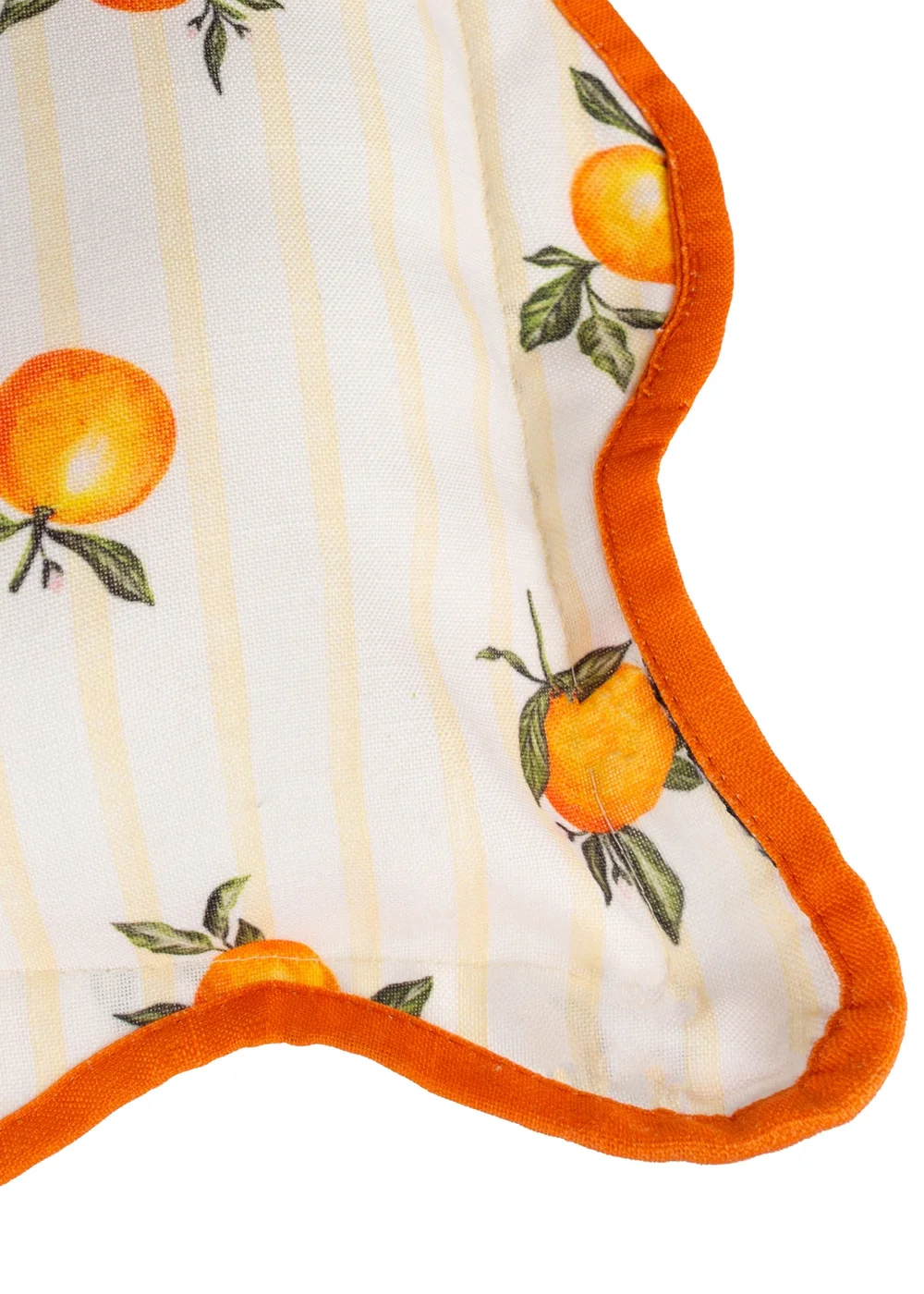 Furn Fruits Oranges Striped Outdoor Cushion (45 x 45cm) - 45cm x 45cm Image 4