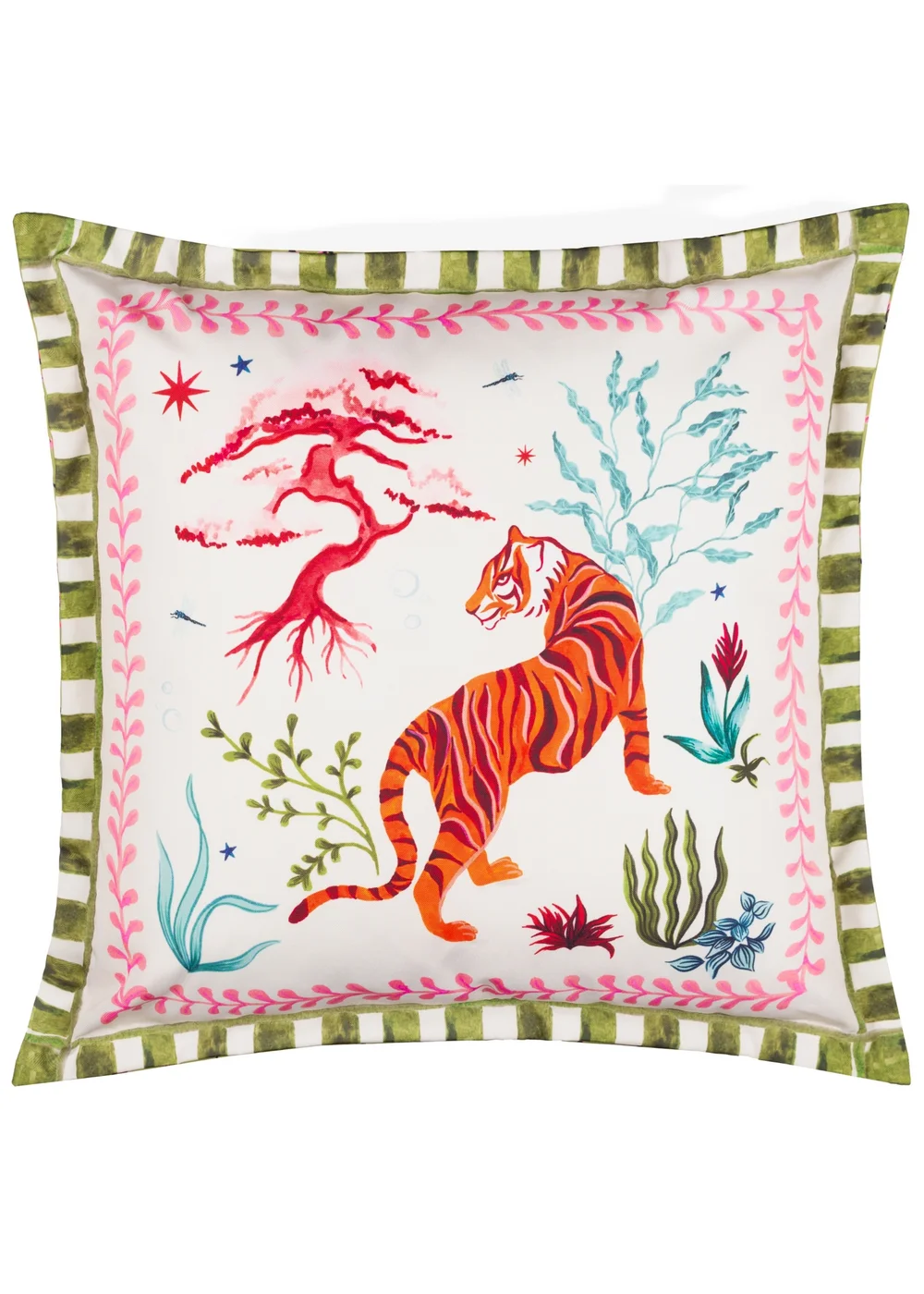 Furn Tiger Dream Multicolour Outdoor Cushion (50 x 50cm) - 50cm x 50cm Image 1