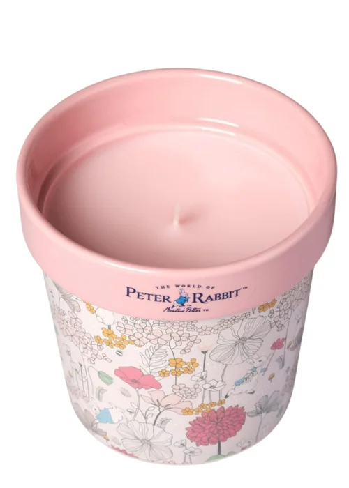 Peter Rabbit Ceramic Scented Candle Pink Rose & Eucalyptus 277G 1 Wick - One Size Image 2
