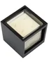 French Connection Large Scented Candle 480G Black Wooden Surround Luminous Serenity 4 Wick - Large Image 3