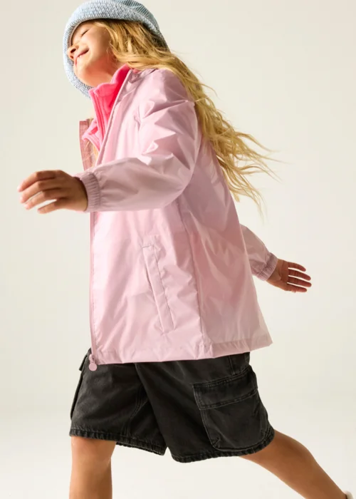 Regatta Powder Lilac Pack-It III Waterproof Jacket With Isolite Technology (2-13 Years) - 7-8 Yrs Image 4