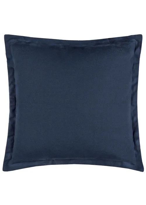Yard Holmfirth Canvas Navy Outdoor Cushion (45 x 45cm) - 45cm x 45cm Image 2