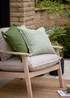 Yard Hessle Stripe Eucalyptus Outdoor Cushion (45 x 45cm) - 45cm x 45cm Image 5