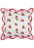 Furn Fruits Strawberries Striped Outdoor Cushion (45 x 45cm) - 45cm x 45cm Image 2