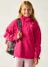 Regatta Pink Potion Calderdale III Waterproof Reflective Jacket (3-13 Years) - 11-12 Yrs Image 1