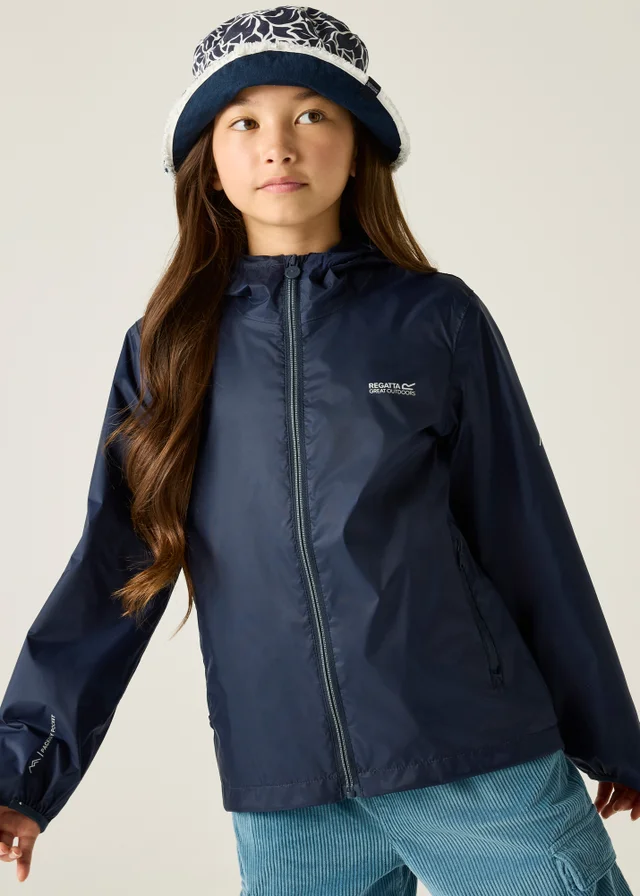 Regatta Navy Lever Waterproof Jacket With Isolite Technology (3-13 Years)