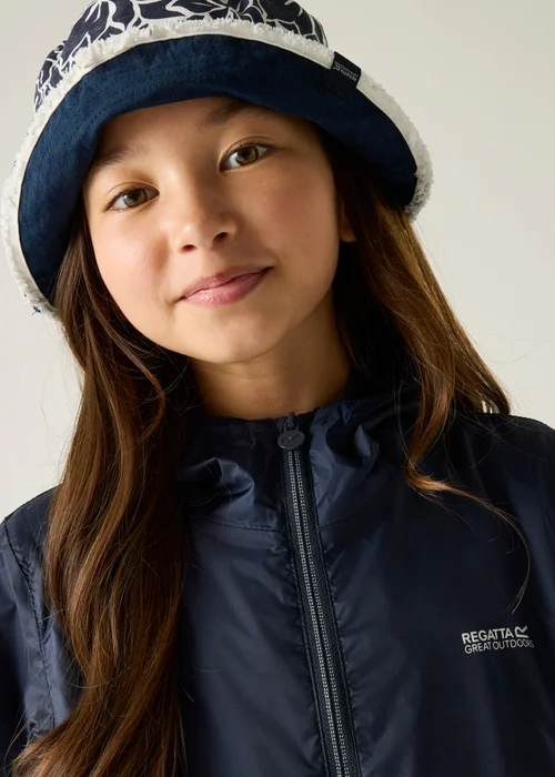 Regatta Navy Lever Waterproof Jacket With Isolite Technology (3-13 Years) - 3-4 Yrs Image 4