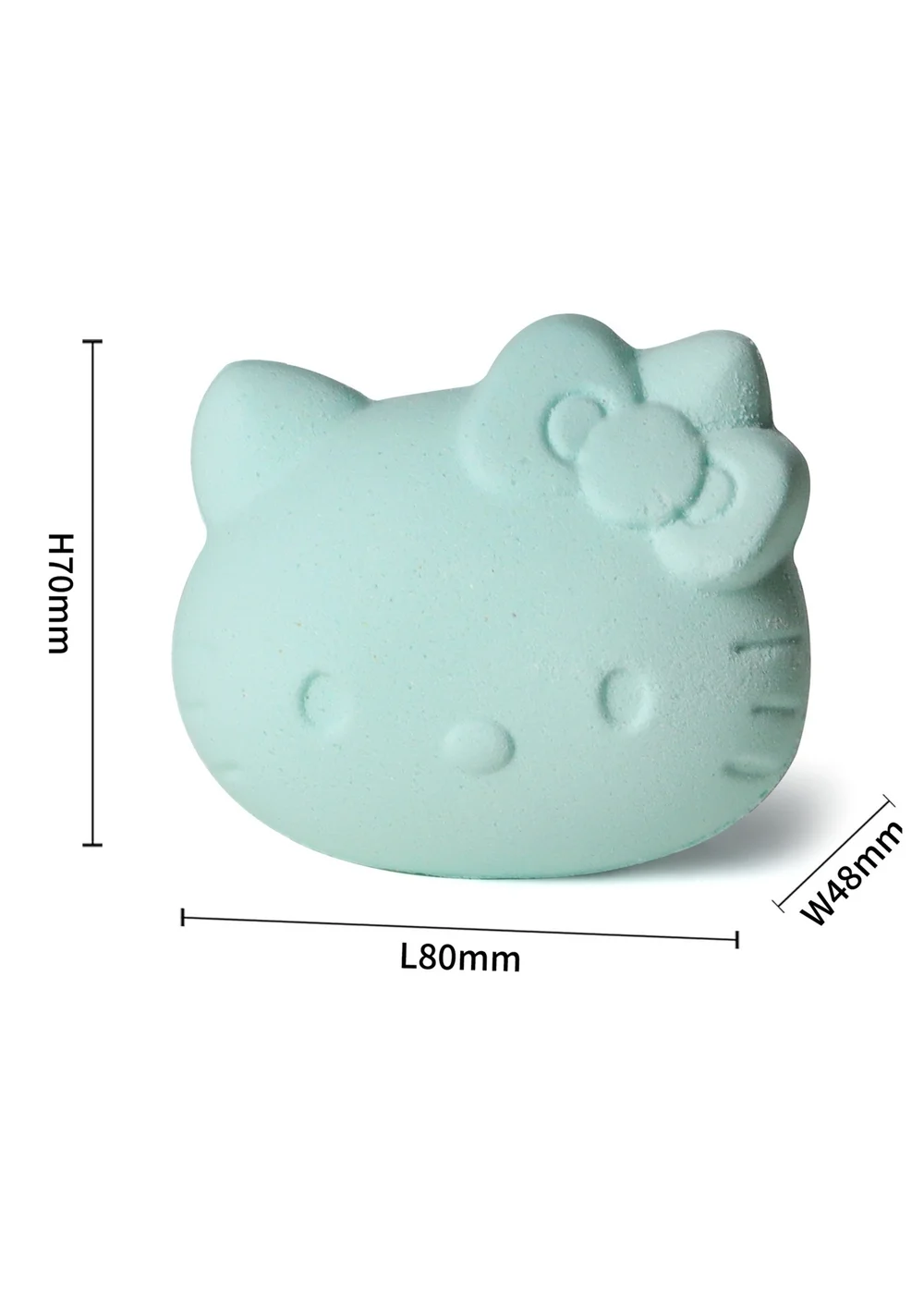 Hello Kitty Berry Triffle Scent Blue Bath Fizzer 150g - 150ml Image 2