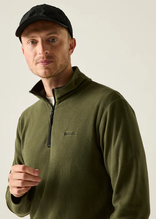 Regatta Dark Khaki Thompson Anti-Pill, Symmetry Fleece - XL Image 4