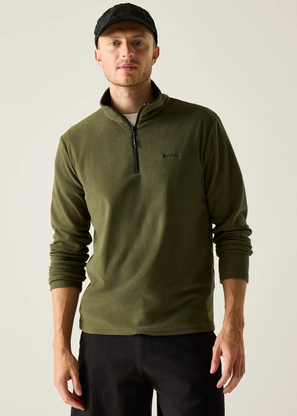 Regatta Dark Khaki Thompson Anti-Pill, Symmetry Fleece - XL Image 1
