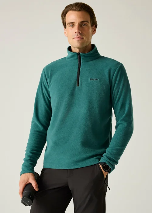 Regatta Mediterranea Green Thompson Anti-Pill, Symmetry Fleece - M Image 1