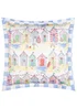 Furn Beach Huts Multicolour Square Outdoor Cushion (45 x 45cm) - 45cm x 45cm Image 1