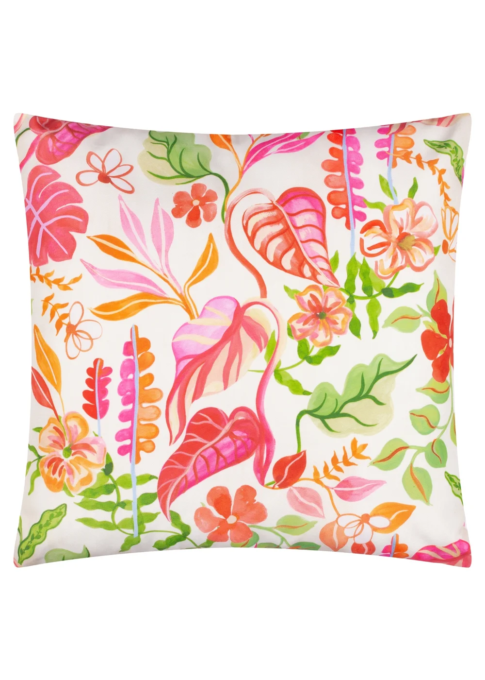 Furn Tropical Bloom Natural Outdoor Cushion (45 x 45cm) - 45cm x 45cm Image 1