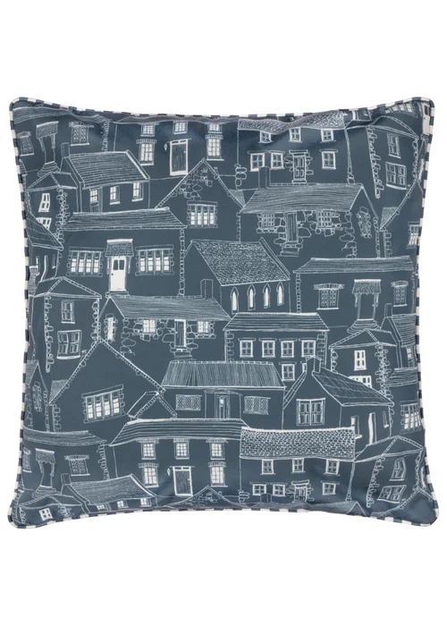 Wylder Abersoch Town Sail Blue Outdoor Cushion (45 x 45cm) - 45cm x 45cm Image 3