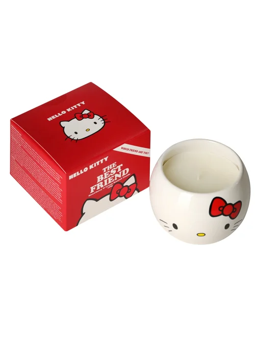 Hello Kitty & Friends Warm Cashmere Scented White Candle 200g (1-Wick) - Medium Image 2