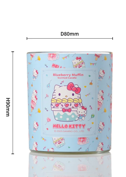 Hello Kitty Blueberry Muffin Scented Blue Candle 213g 1 Wick - Medium Image 2