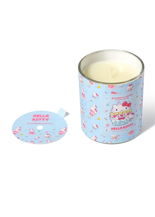 Hello Kitty Blueberry Muffin Scented Blue Candle 213g 1 Wick - Medium Image 4