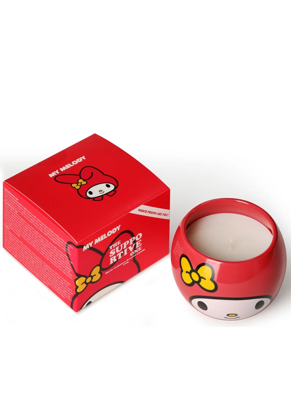 Hello Kitty & Friends Warm Cashmere Scented Red Candle 200g (1Wick) - Medium Image 2