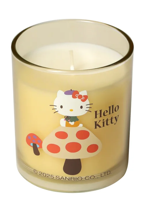 Hello Kitty Vanilla Creme Brulee Scented Brown Candle 213g 1 Wick with 3D Silicone Lid - Medium Image 4