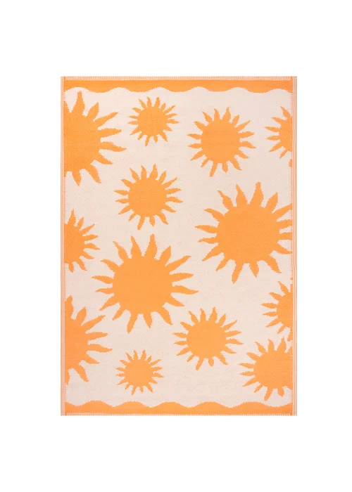 Furn Summer Solstice Sunrise Yellow Indoor/Outdoor Rug (120 x 180cm) - 120 x 180cm Image 2