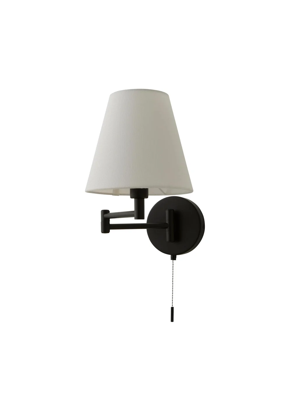ValueLights Sonia Black Adjustable Swing Arm Wall Light - One Size Image 4