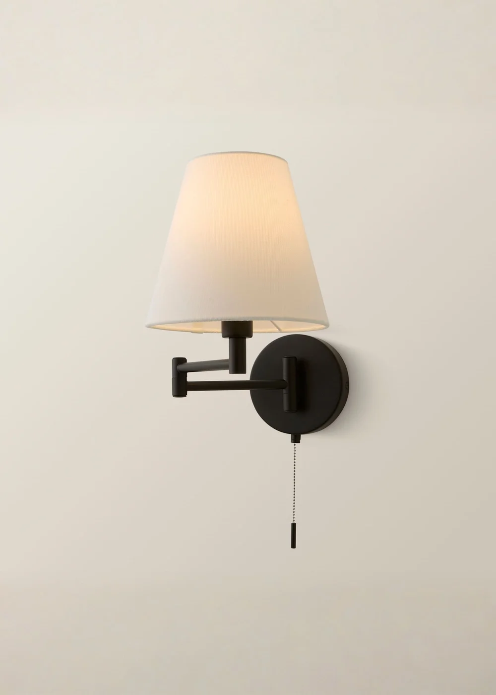 ValueLights Sonia Black Adjustable Swing Arm Wall Light - One Size Image 3