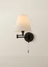 ValueLights Sonia Black Adjustable Swing Arm Wall Light - One Size Image 3