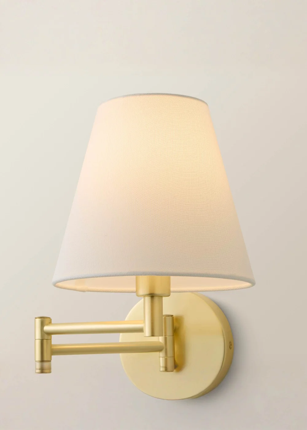ValueLights Sonia Brushed Gold Adjustable Wall Light - One Size Image 4