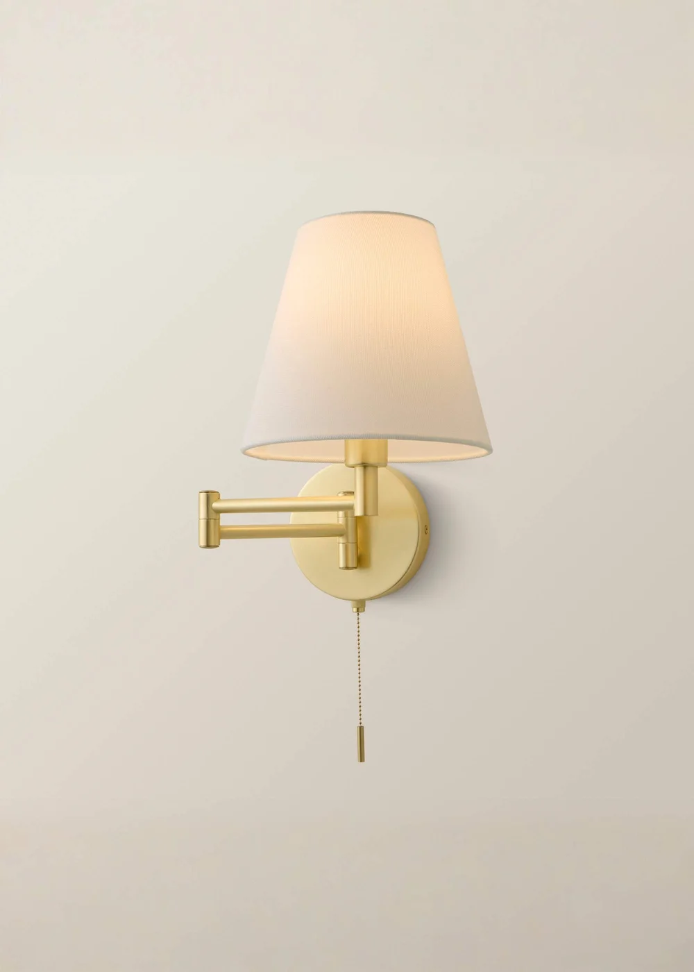 ValueLights Sonia Brushed Gold Adjustable Wall Light - One Size Image 3