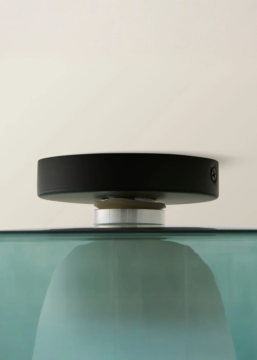 ValueLights Newbury Green Stained Glass Bathroom Ceiling Light Fitting IP44 - One Size Image 5