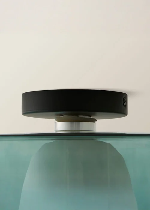 ValueLights Newbury Green Stained Glass Bathroom Ceiling Light Fitting IP44 - One Size Image 5