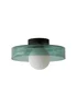 ValueLights Newbury Green Stained Glass Bathroom Ceiling Light Fitting IP44 - One Size Image 4
