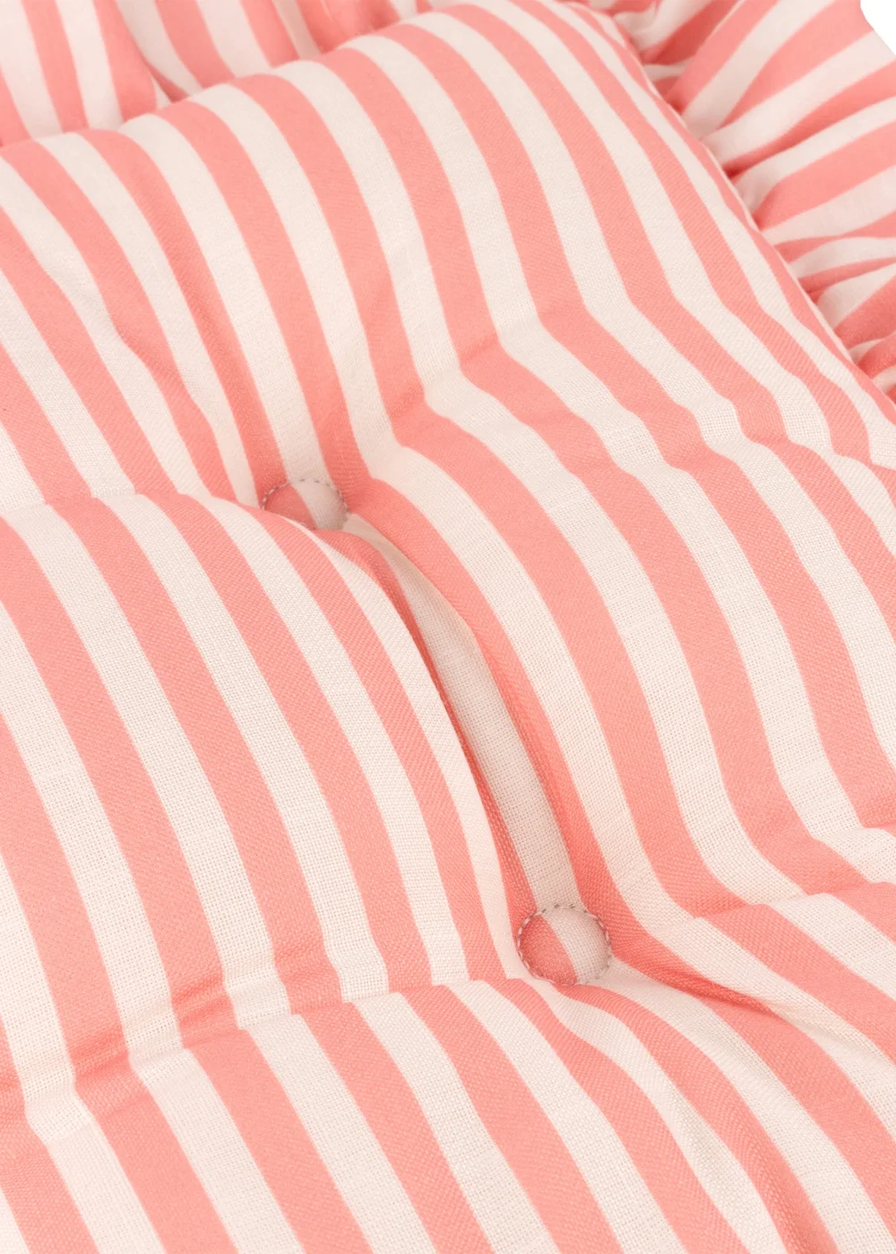 Wylder Millie Ruffle Pink 2 Pack Indoor/Outdoor Seat Pads (40 x 40cm) - 40cm x 40cm Image 5