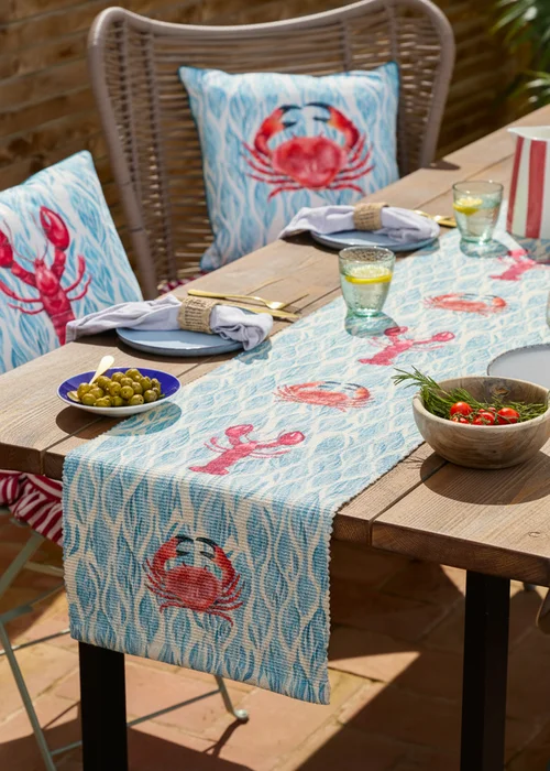 Wylder Abersoch Marine Indoor/Outdoor Table Runner (35 x 180cm) - 180x35cm Image 1