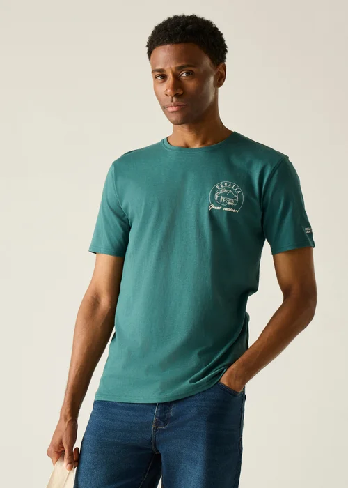 Regatta Mediterranean Green Cline IX T-Shirt - XL Image 1