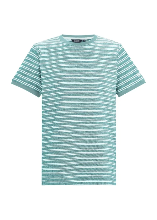 Regatta Arctic White Stripe Benlin T-Shirt - 5XL Image 5