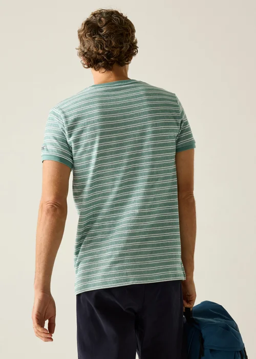 Regatta Arctic White Stripe Benlin T-Shirt - 5XL Image 2