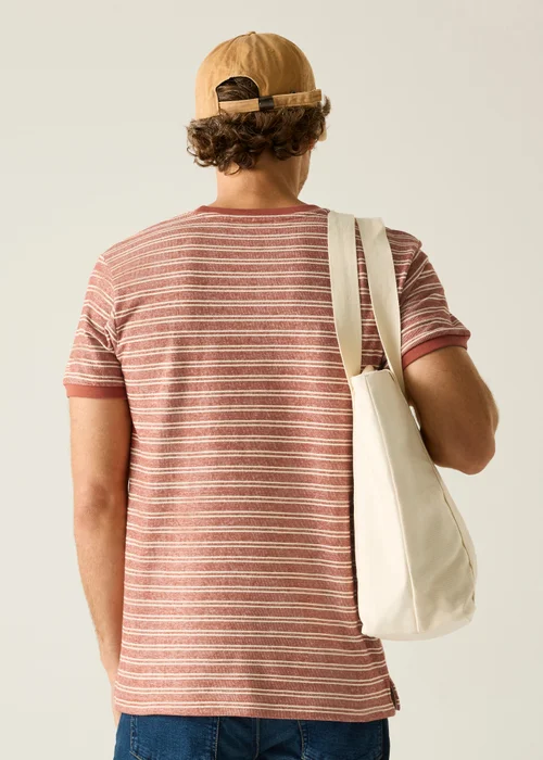 Regatta Brick White Stone Stripe Benlin T-Shirt - 3XL Image 2