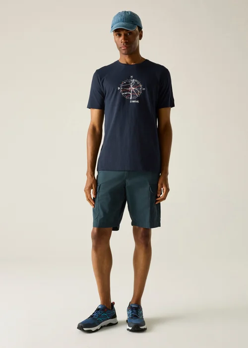 Regatta Navy Compass Cline IX T-Shirt - S Image 3