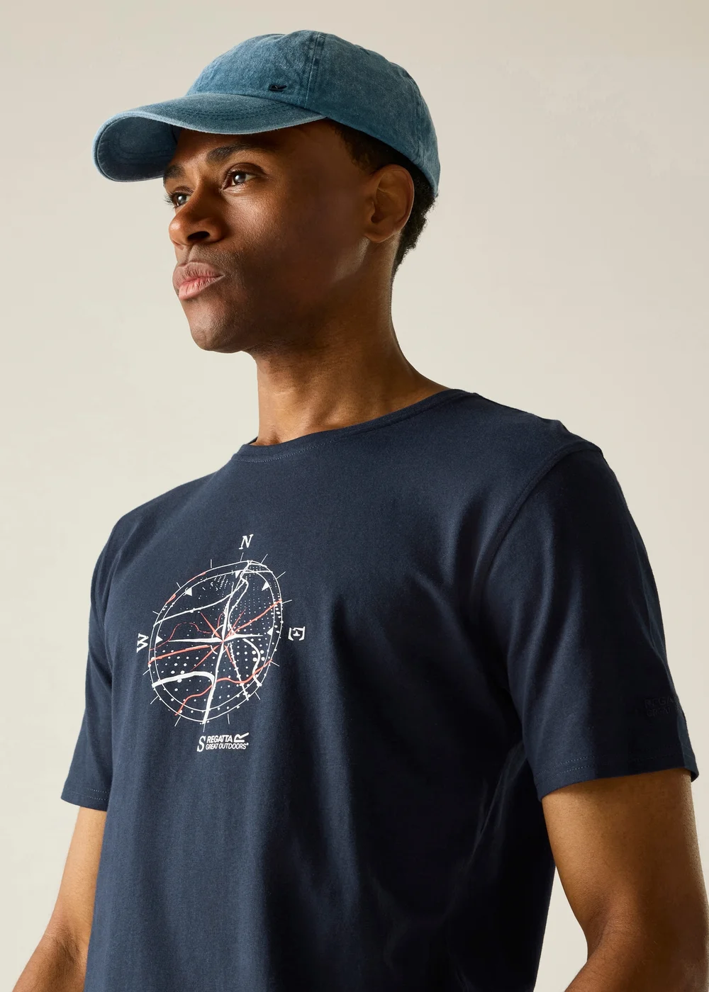 Regatta Navy Compass Cline IX T-Shirt - S Image 4