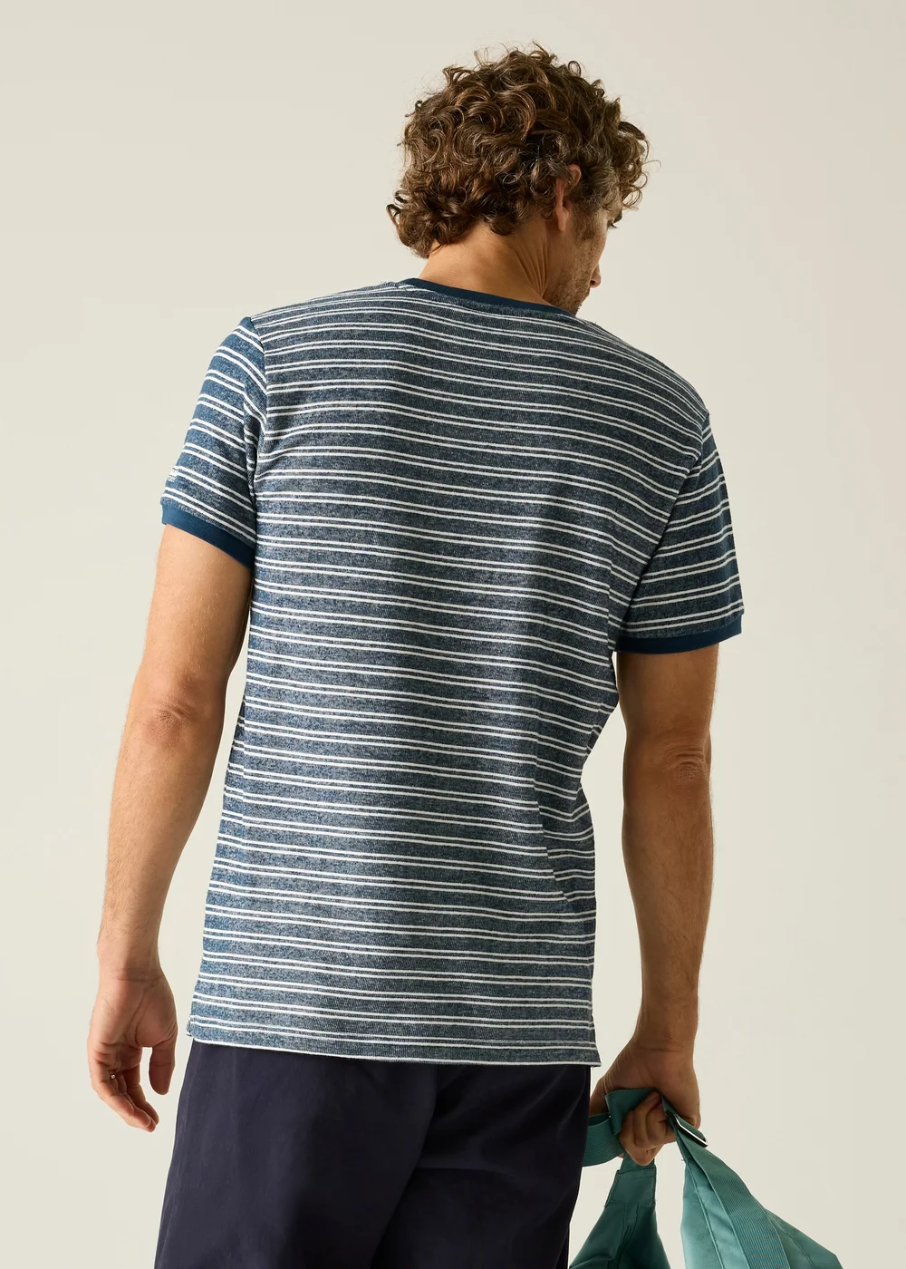 Regatta Moonlight Denim White Stripe Benlin T-Shirt - XL Image 2