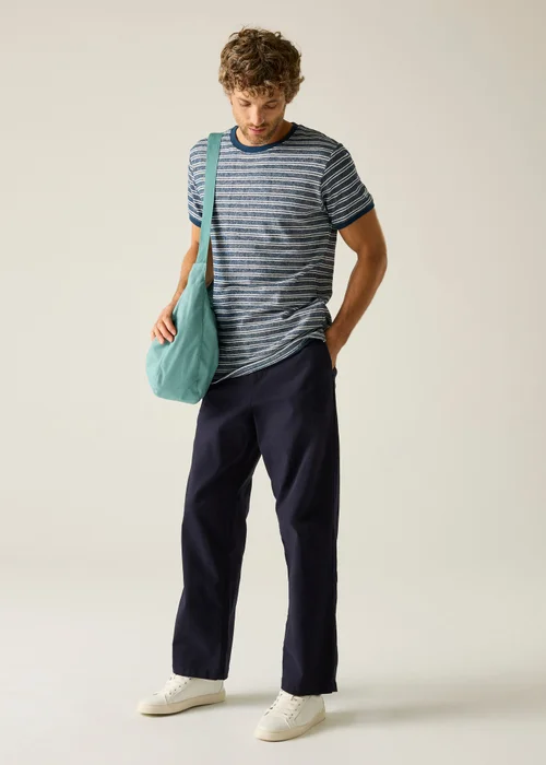 Regatta Moonlight Denim White Stripe Benlin T-Shirt - XL Image 3